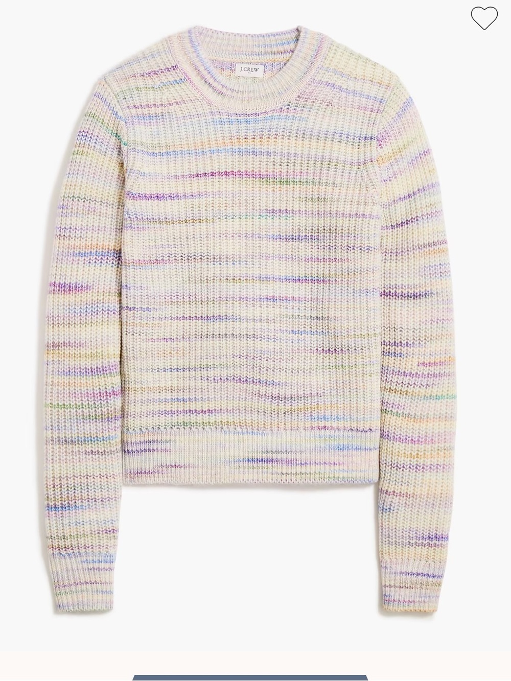 J Crew Factory Multi Color Pullover Sweater NWT Size XL